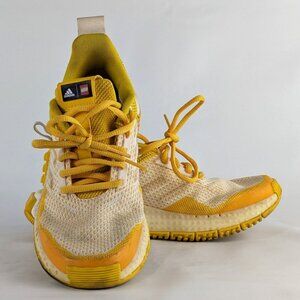 🧱 Rare Girls/Women's size 4.5 Adidas x LEGO Sport Sneakers - Yellow/White